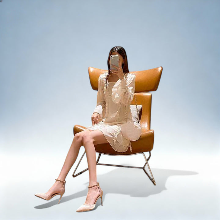 FLORENCE — Sandálias Salto Alto com Strass | Elegância Brilhante