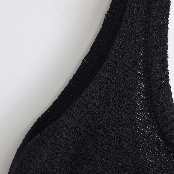 FRANCESCA — VESTIDO DE TRICÔ COM FRANJAS