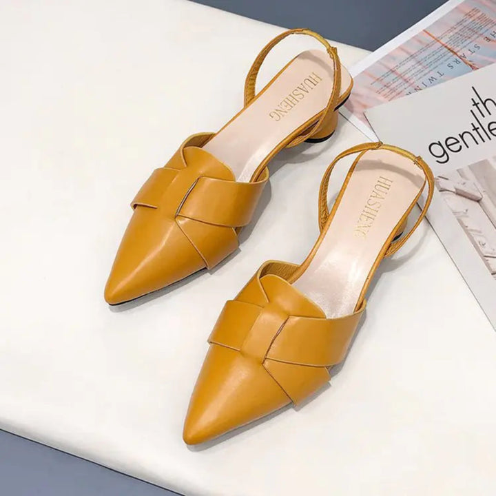 Sapatos Tiras Cruzadas