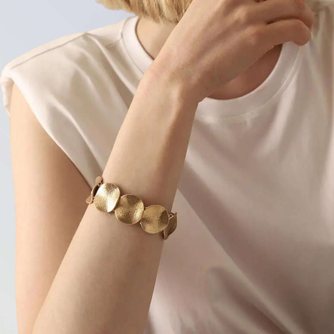 LUA — PULSEIRA DISCOS TEXTURIZADOS OURO