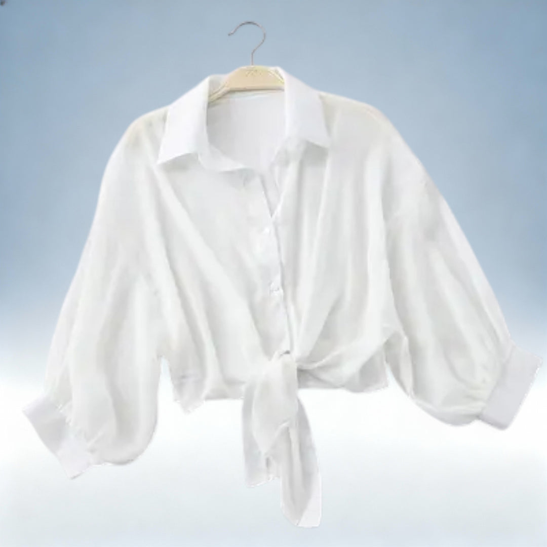 MILÃO — Camisa Chiffon Leve | Elegância Fluida