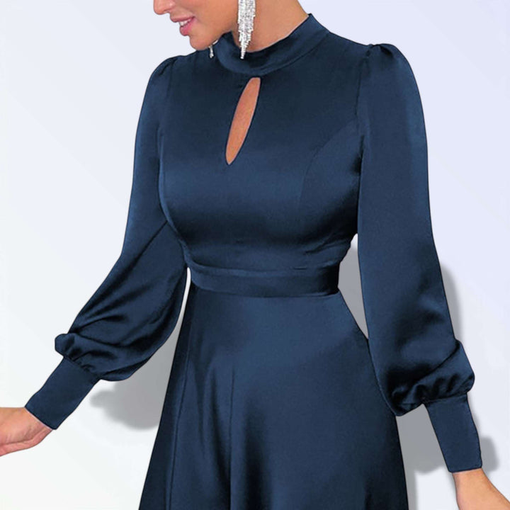 SAPPHIRE — VESTIDO MIDI CETIM