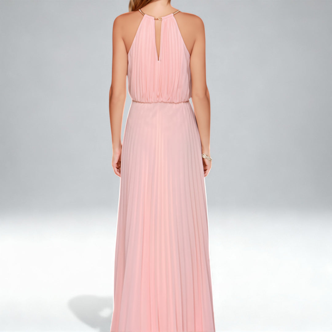 NORMA — Vestido de pregas elegante