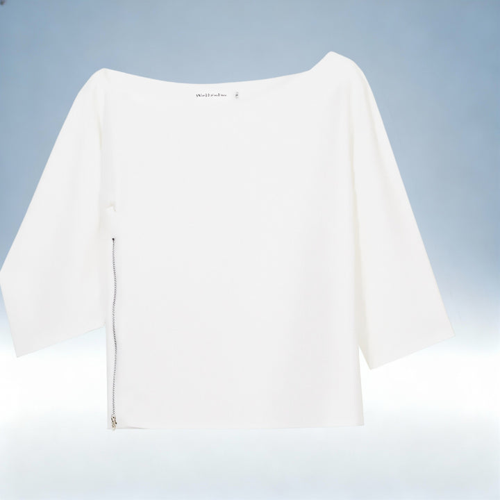 MARIANA — Blusa Assimétrica Off-Shoulder Elegante | Charme Clássico