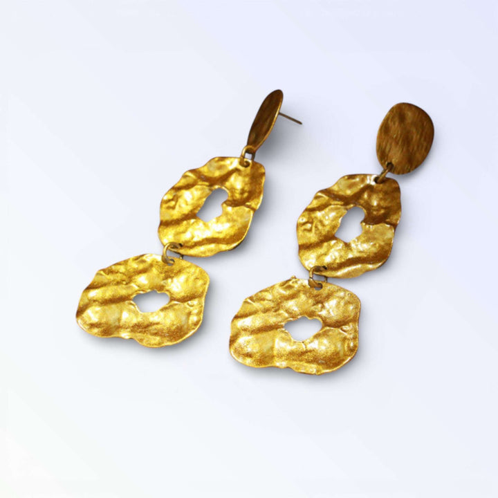 SCULPT — BRINCOS MARTELADOS ESCULTURAIS