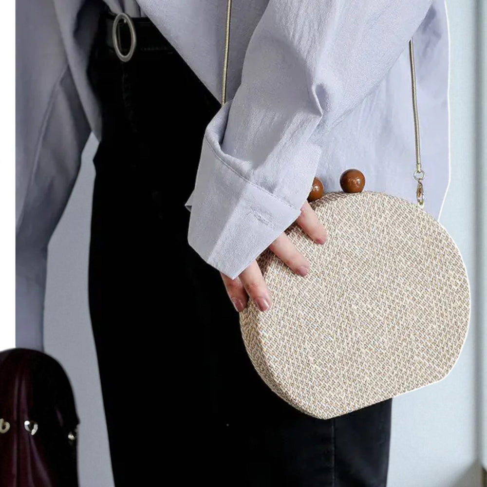 Clutch Redonda de Palha - KUKA Brand