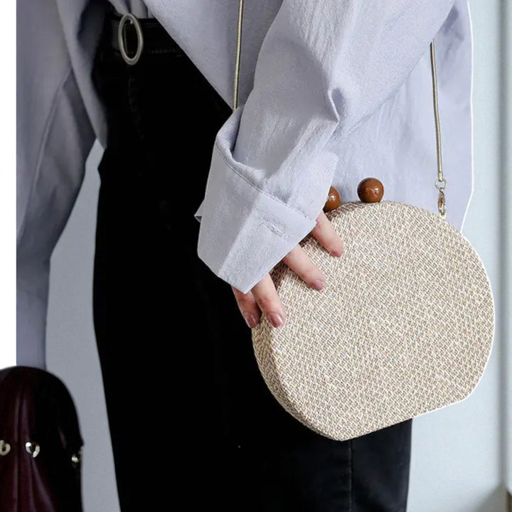 Clutch Redonda de Palha - KUKA Brand