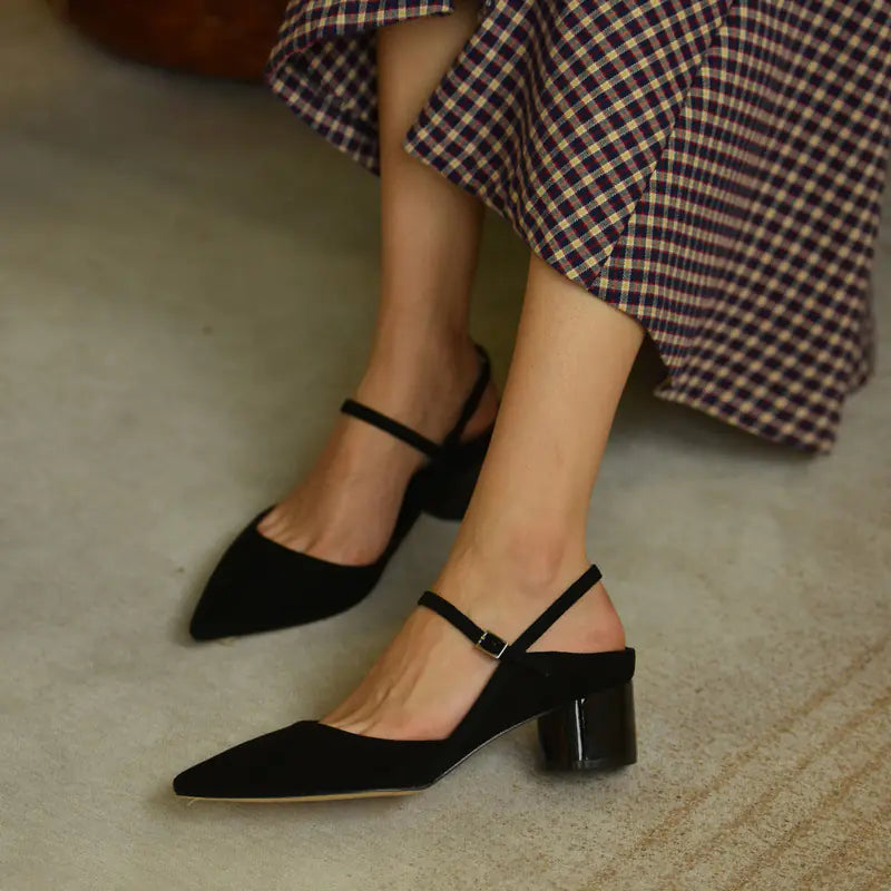 Sapatos Mary Jane Pretos