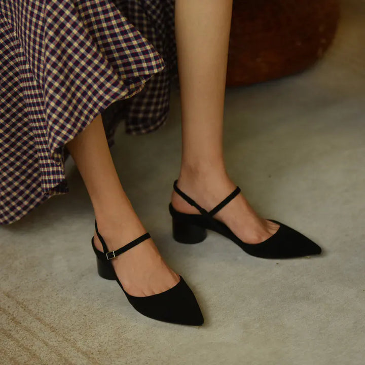 Sapatos Mary Jane Pretos