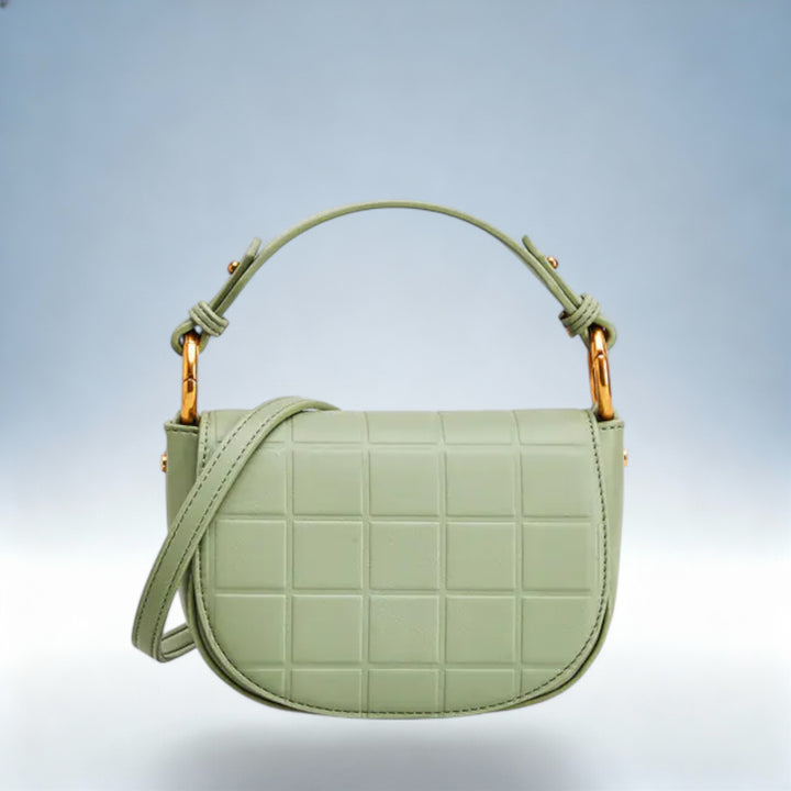 DIANA — Mala Verde Flap Tote | Charme Clássico