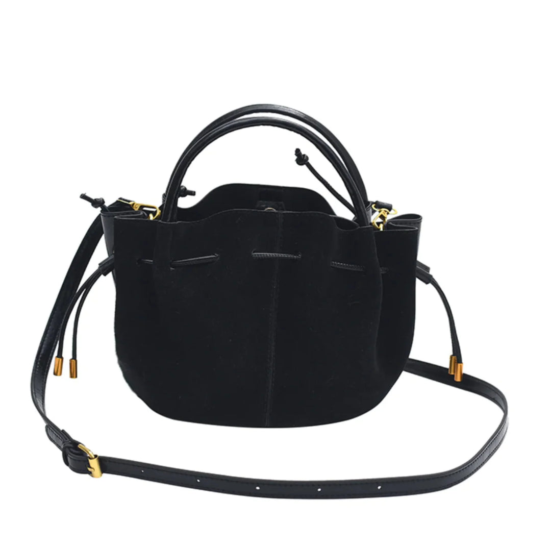 Sleek PU Leather Bucket Bag - KUKA Brand