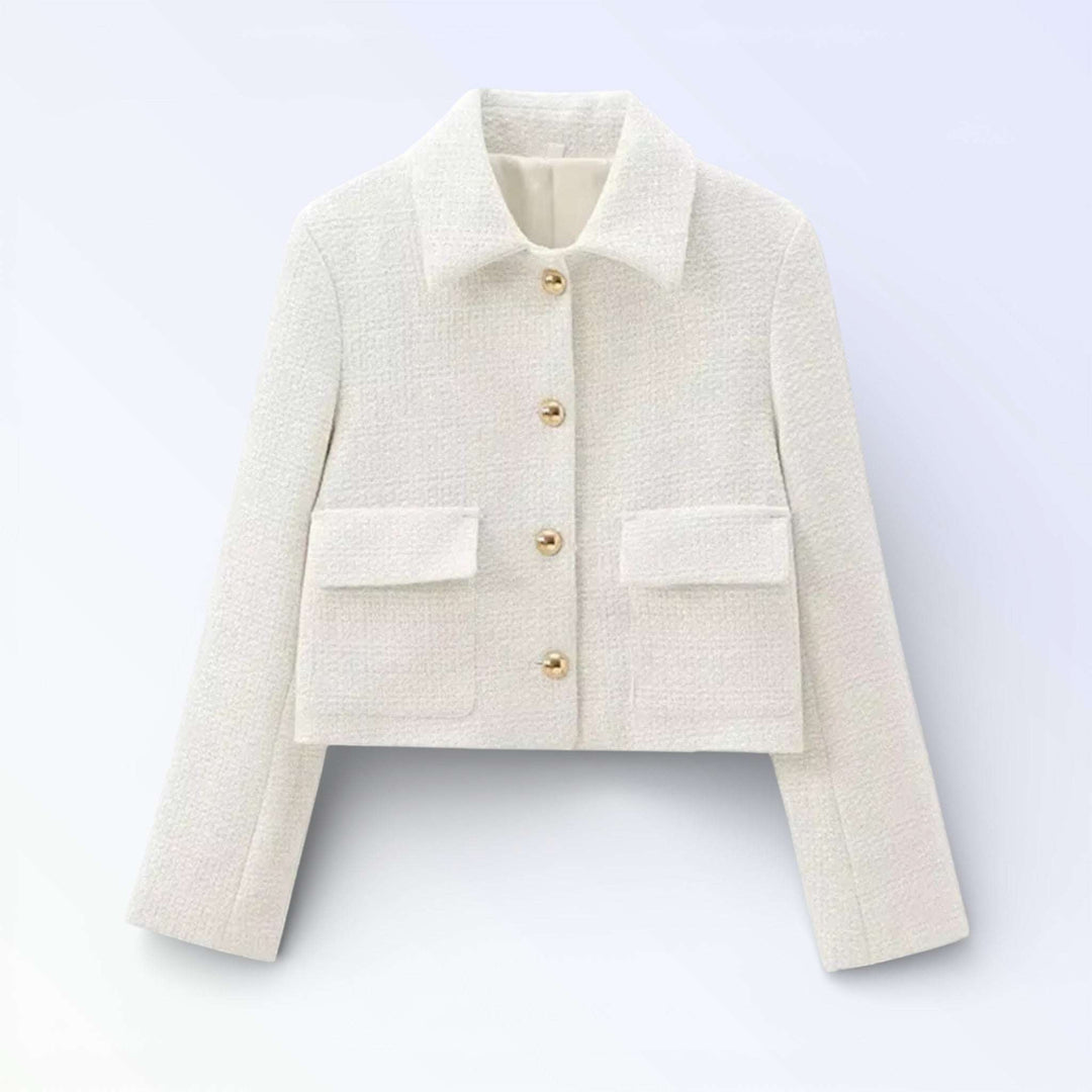 BLANC — BLAZER TEXTURIZADO BRANCO OURO