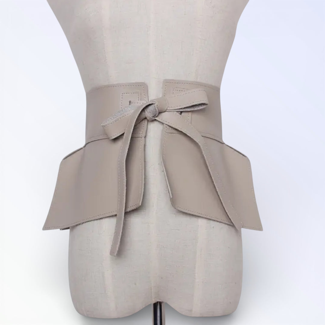 PORTO — CINTO LARGO ESTRUTURADO PRETO