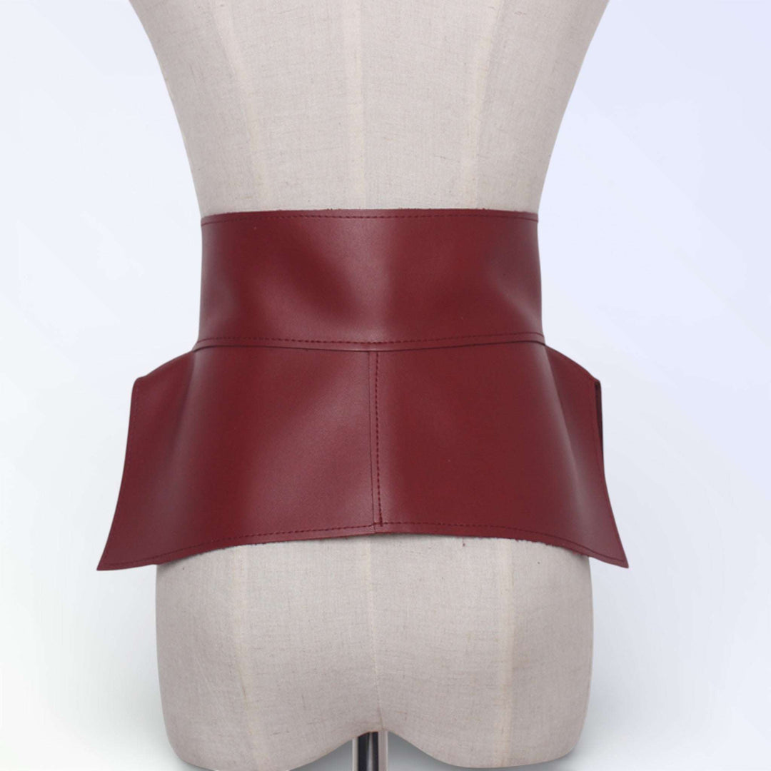 PORTO — CINTO LARGO ESTRUTURADO PRETO