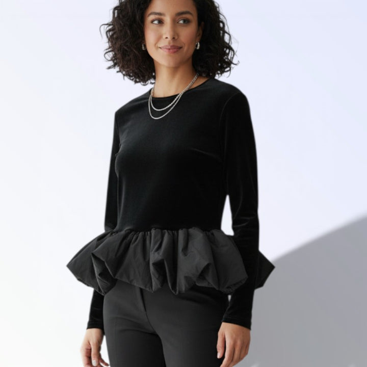 BALLET — TOP VELUDO BABY DOLL