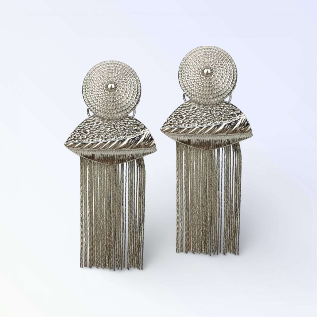 FRINGE — BRINCOS FRANJA ESCULPIDOS