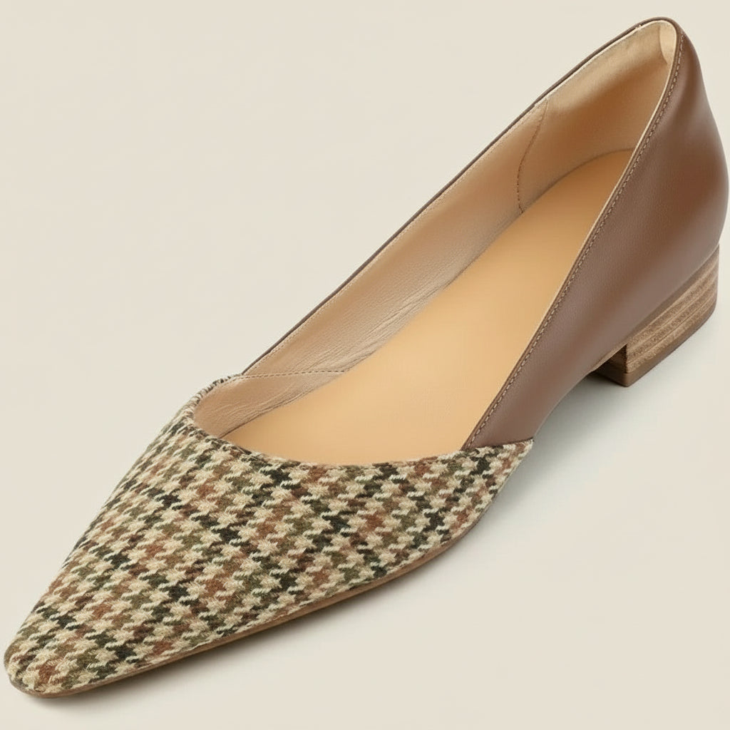 Amélia - Sapatos Vintage Xadrez