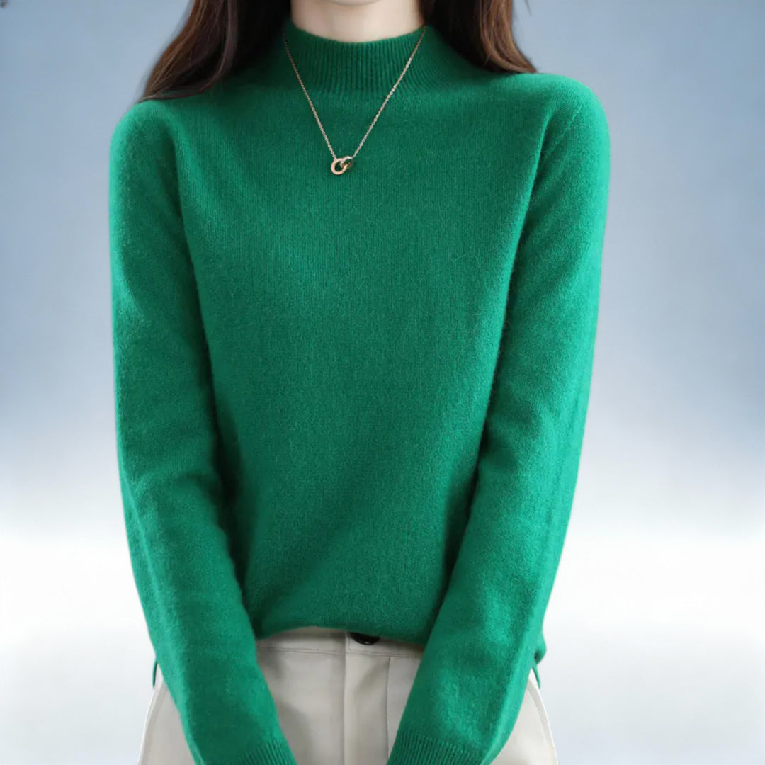 ANTONIETA — Camisola Lã Tricotada Oversized | Conforto Premium