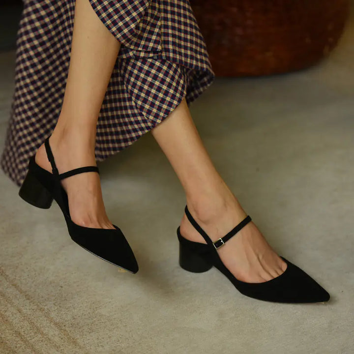 Sapatos Mary Jane Pretos