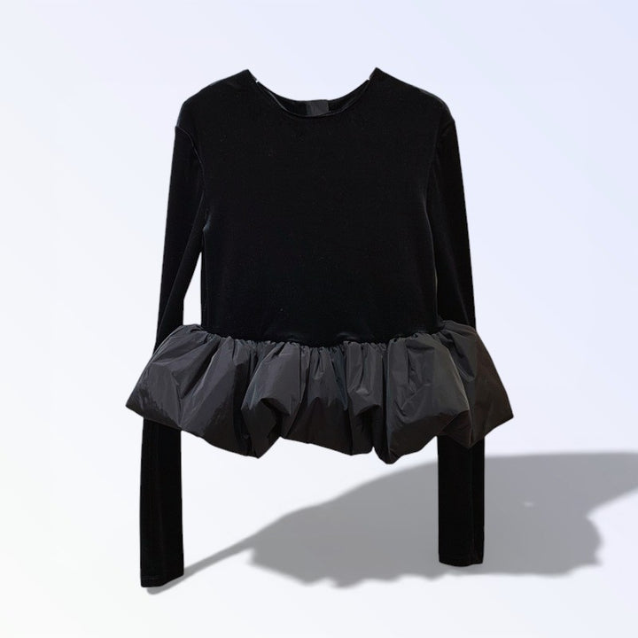 BALLET — TOP VELUDO BABY DOLL