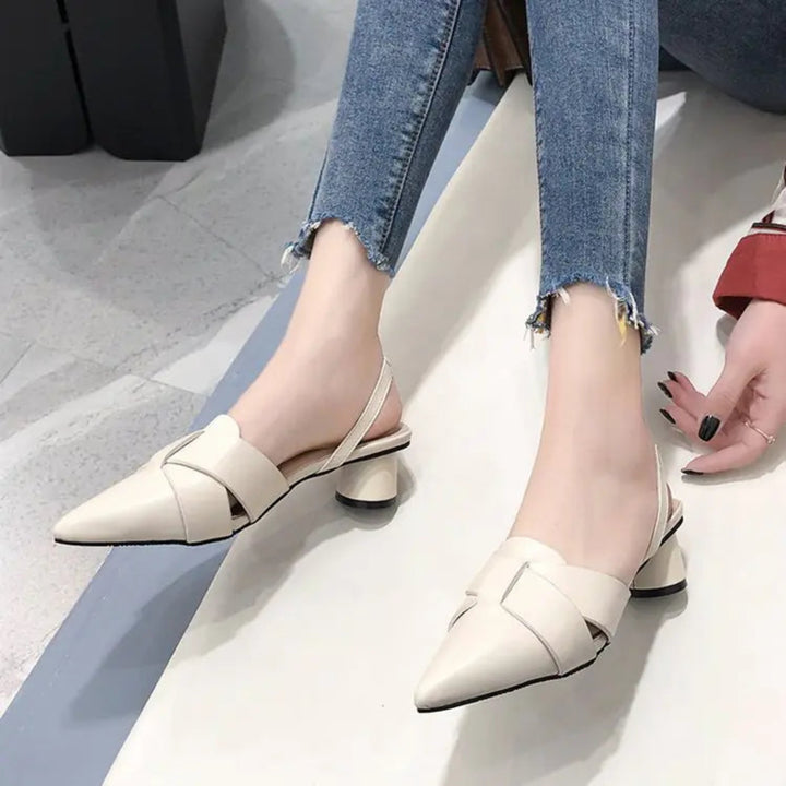 Sapatos Tiras Cruzadas