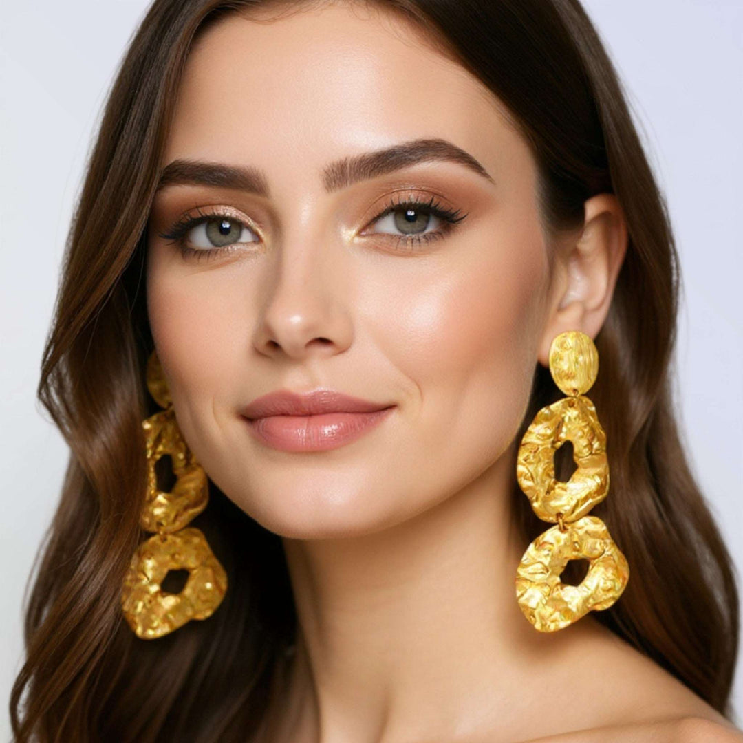 SCULPT — BRINCOS MARTELADOS ESCULTURAIS