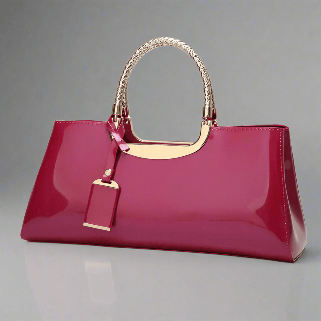 Mala Tote de Verniz Brilhante - KUKA Brand