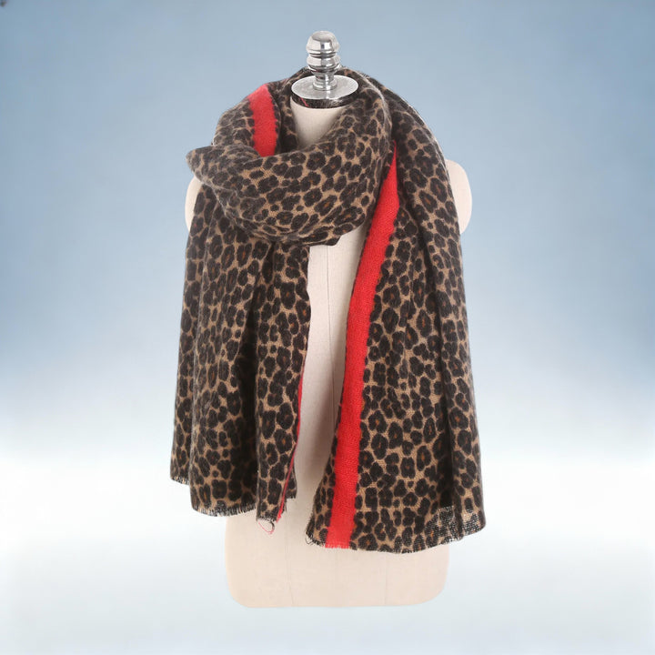 ALICE — Cachecol Leopardo Grosso e Xaile | Charme Sofisticado