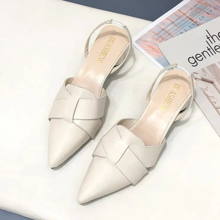 Sapatos Tiras Cruzadas