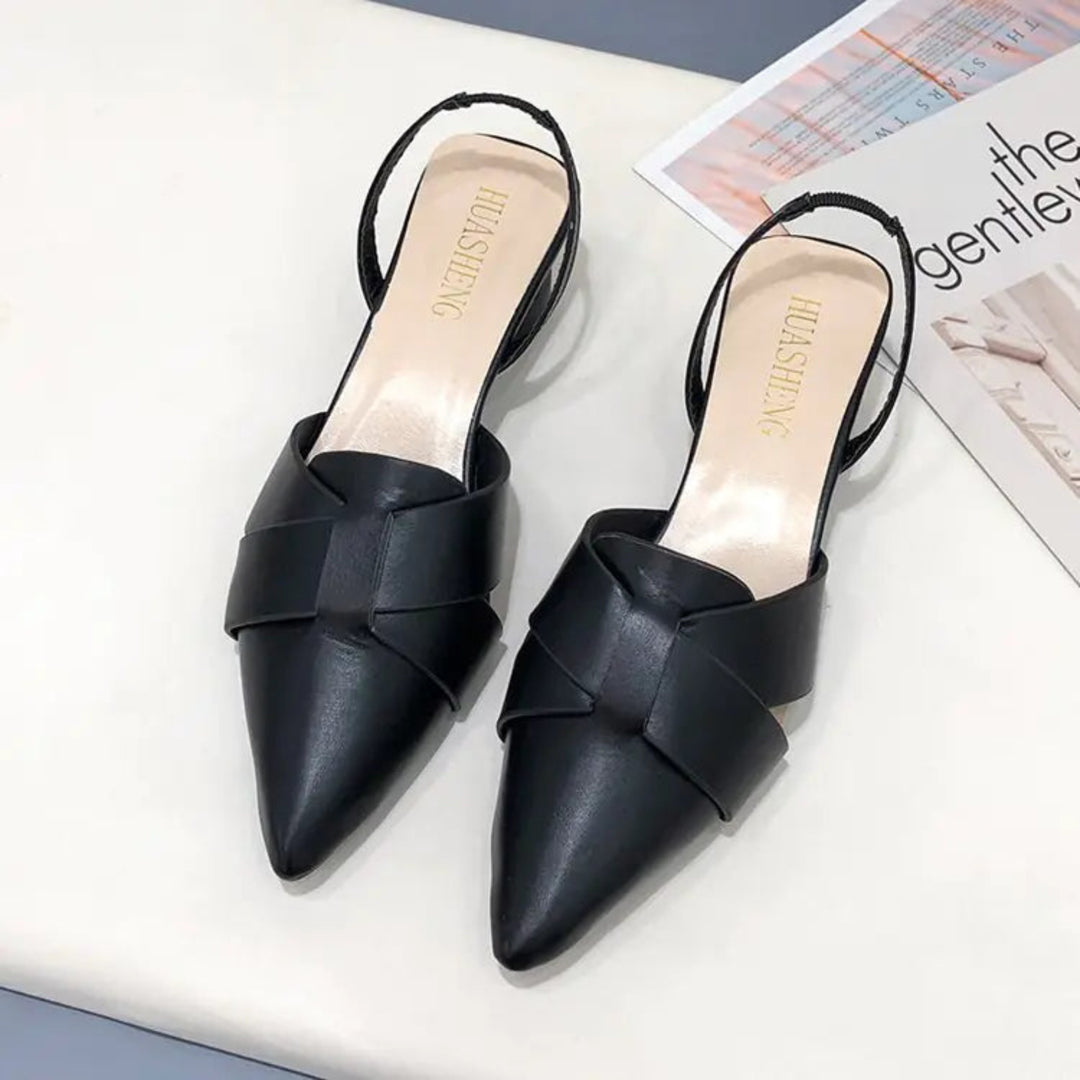 Sapatos Tiras Cruzadas