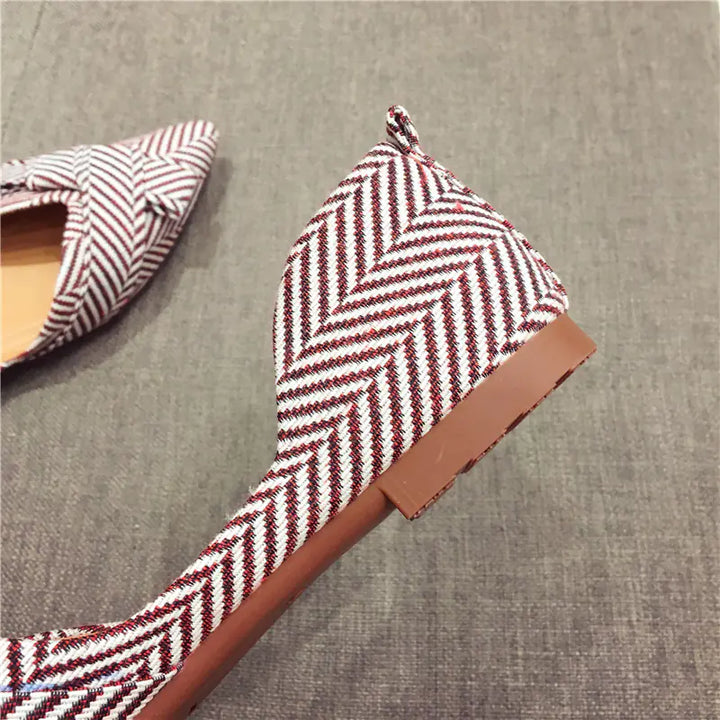 Breathable Women's Flats with Pointed Toe Design