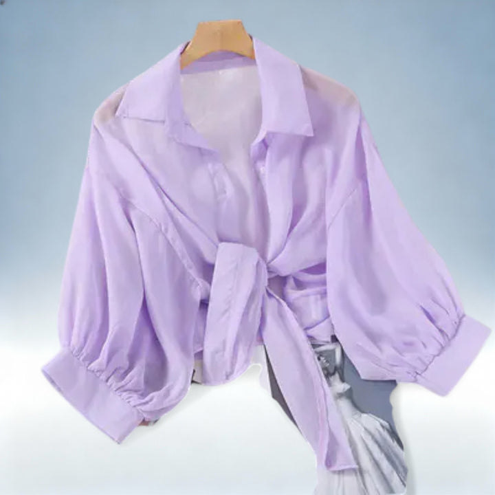 MILÃO — Camisa Chiffon Leve | Elegância Fluida