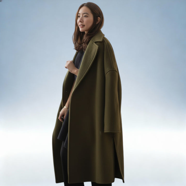 SIMONE — Casaco Lã Blend Premium | Elegância Invernal