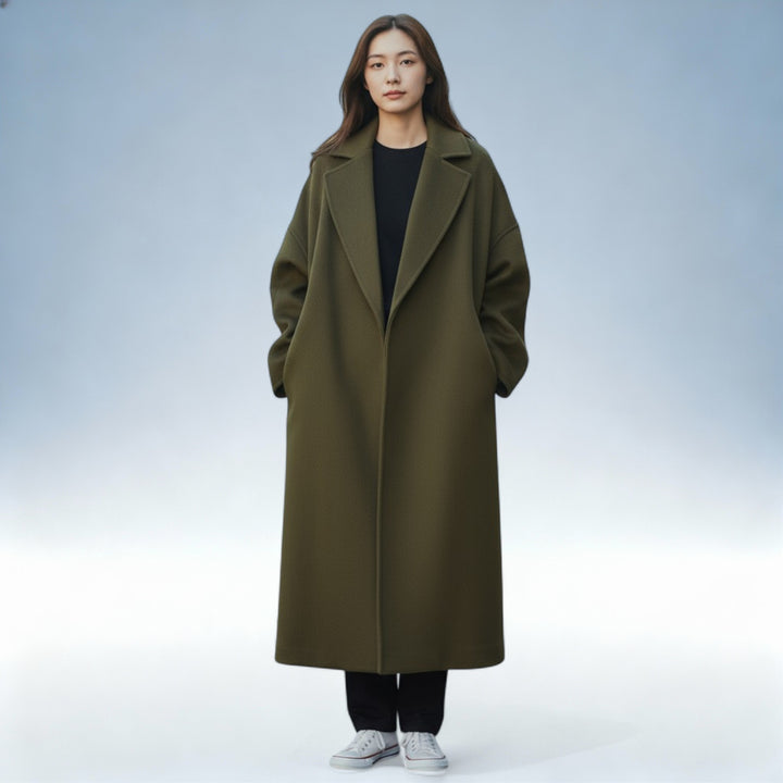 SIMONE — Casaco Lã Blend Premium | Elegância Invernal