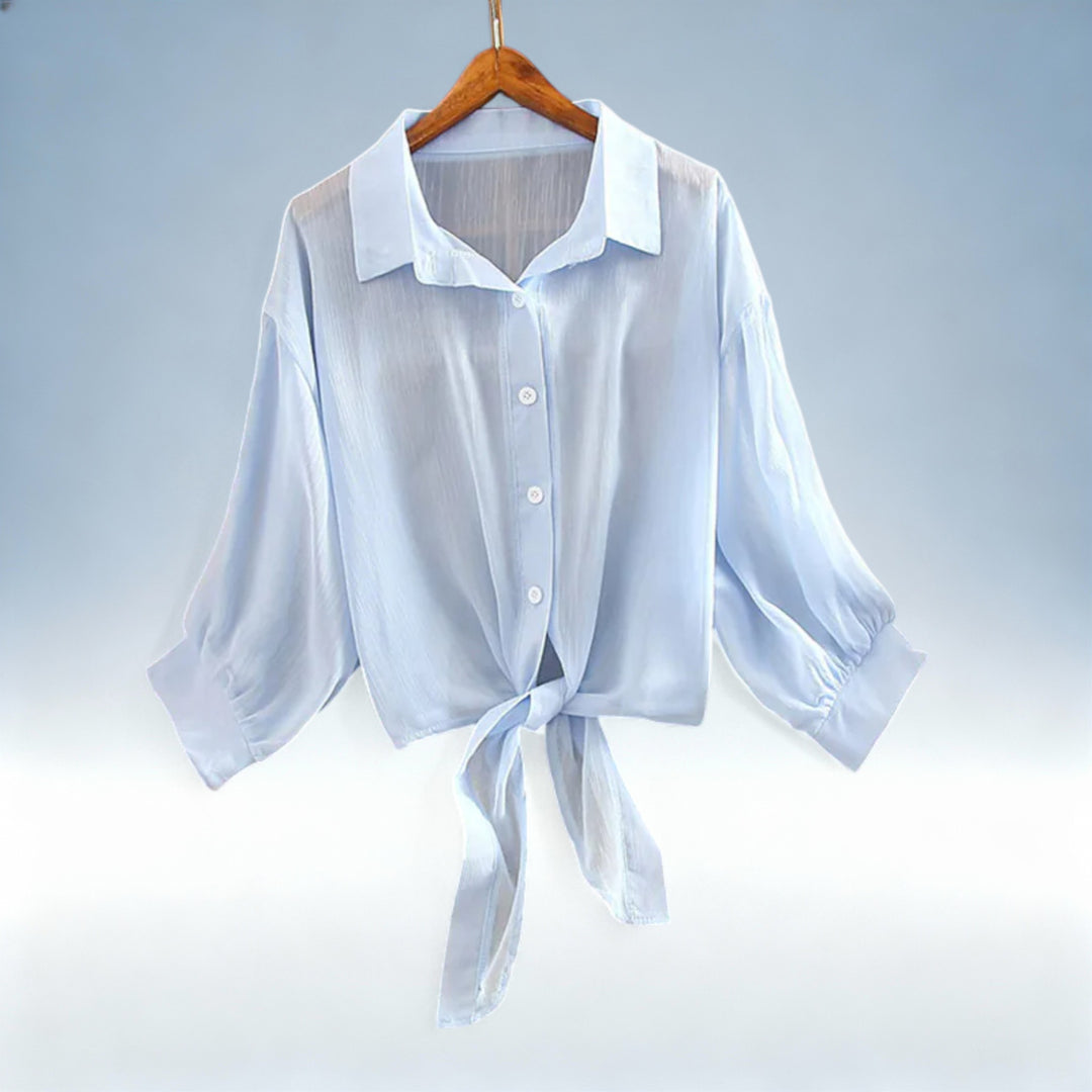 MILÃO — Camisa Chiffon Leve | Elegância Fluida